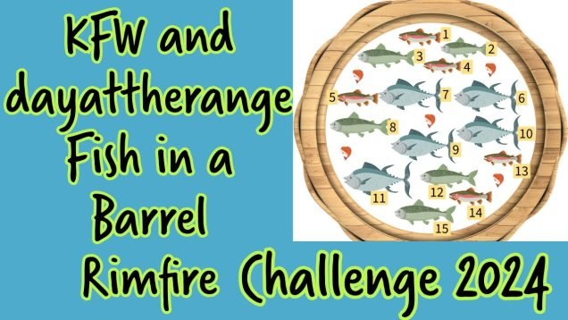Fish in a Barrel Challenge @Dayattherange @kyfirearms