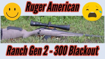 Ruger American Ranch Gen 2 in 300 Blackout – Unboxing and First Shots