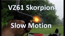 VZ 61 Skorpion Pistol Slow Motion #skorpion #slowmo