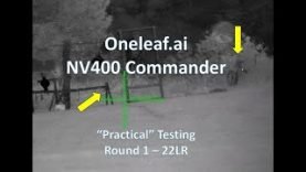Oneleaf.ai NV400 Commander 2 26×50 Day/Night Vision Scope Pt1 #22lr @Dayattherange Captain America