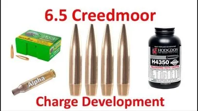 6.5 Creedmoor Sierra Matchking 140gr Charge Development Custom Savage 110