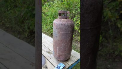 Browning Pump Shotgun 10 gauge vs LP Tank