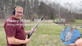 Heavy Hitter - 500 Grain Cast 45-70 | Lyman 457125 in the Browning 1885 High Wall 17 Heavy Hitter – 500 Grain Cast 45-70 | Lyman 457125 in the Browning 1885 High Wall
