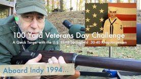 100 Yard Veterans Day Challenge | A Quick Target with the U.S. 1898 Springfield 30-40 Krag-Jorgensen 19 100 Yard Veterans Day Challenge | A Quick Target with the U.S. 1898 Springfield 30-40 Krag-Jorgensen