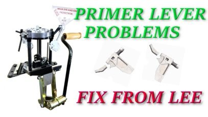 Ultimate Turret Press Priming Problems.  Broken priming levers etc.  and the Fix from Lee