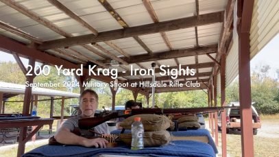 200 Yard Krag – Iron Sights | September 2024 Military Shoot at Hillsdale Rifle Club