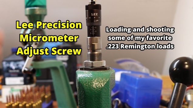 Lee Micrometer Adjust Screw