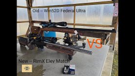 🔥Old Win52D Federal UM1 vs New RimX Eley Match 100 Yards🔥 2 🔥Old Win52D Federal UM1 vs New RimX Eley Match 100 Yards🔥