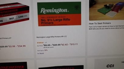 Good News – Primer Prices Dropping