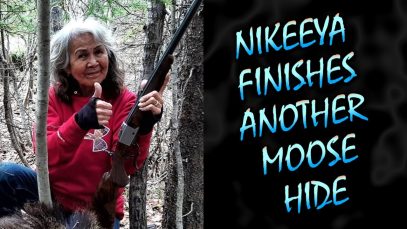 Ancient Technique, Modern Heart: Nikeeya’s Traditional Moose Hide Smoking (4K)