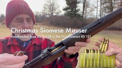 Christmas Siamese Mauser | Handloaded Type 66 8x52R in the First Contract RS 121
