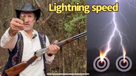 Proof lever actions are faster than greased lightning