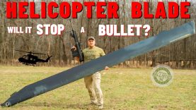 Can A HELICOPTER BLADE Stop A Bullet ??? 20 Can A HELICOPTER BLADE Stop A Bullet ???